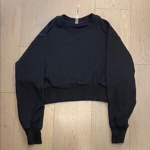 Women's TNA Black Cropped Sweatshirt